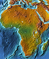 Vegetation map of Africa